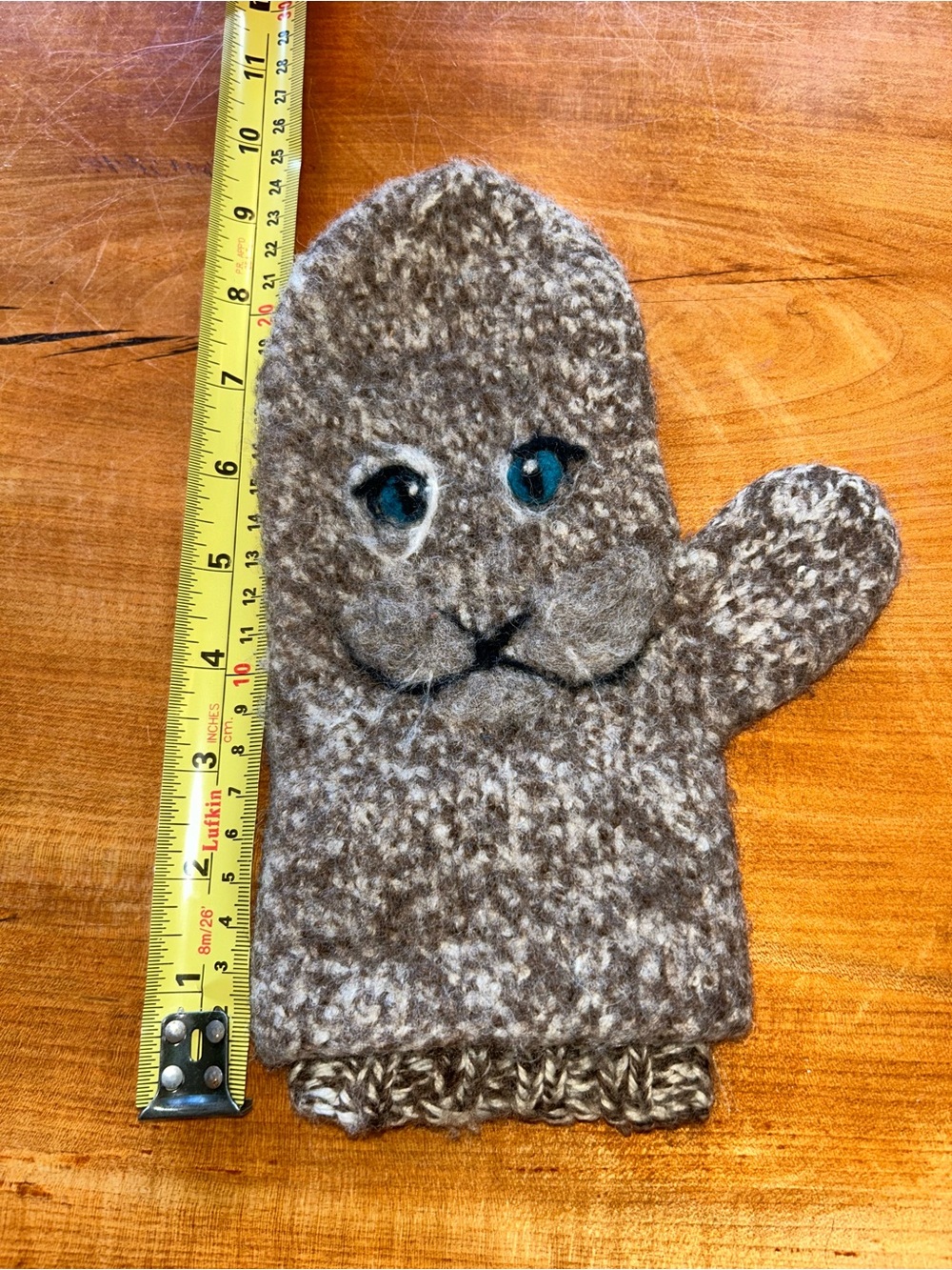 😻Handmade Wool Cat Mittens – Warm Artisan Animal Mitts